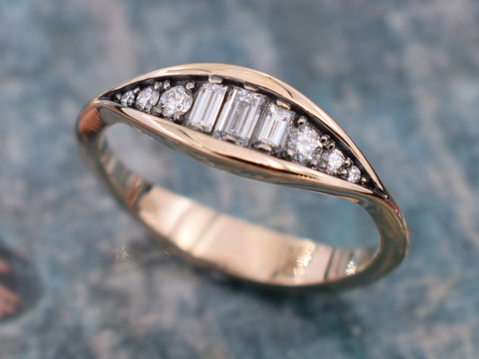 Aurora Baguette Ring