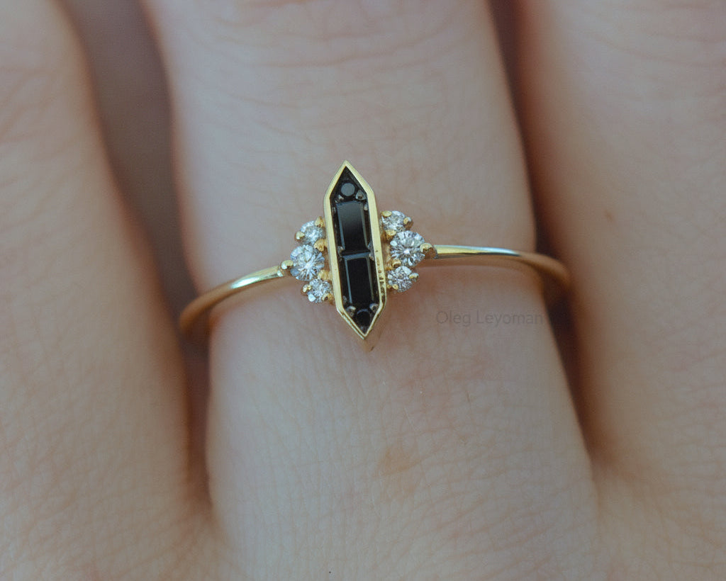 Eclipse Double Baguette Ring