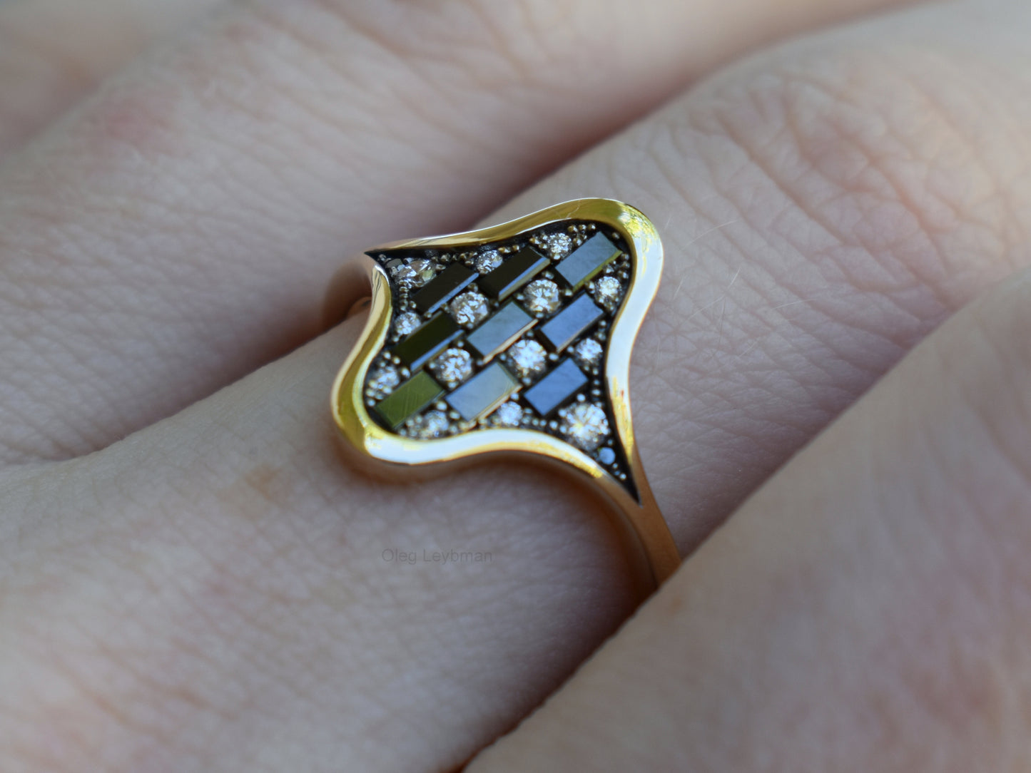 Noir Mosaic Ring