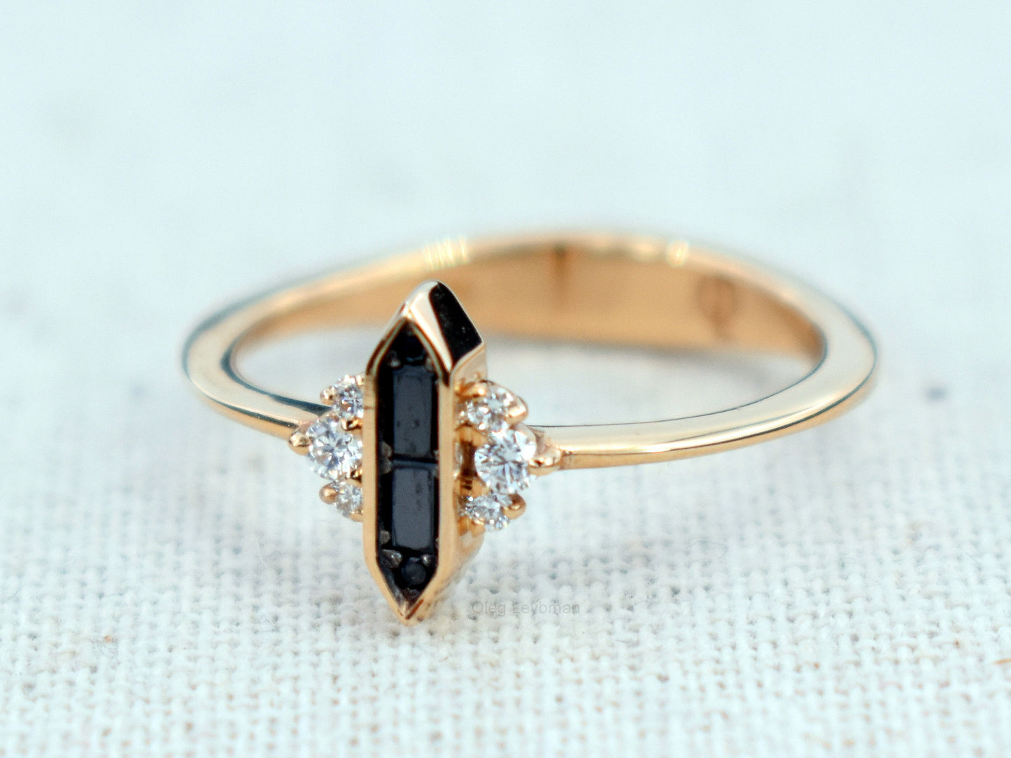 Eclipse Double Baguette Ring
