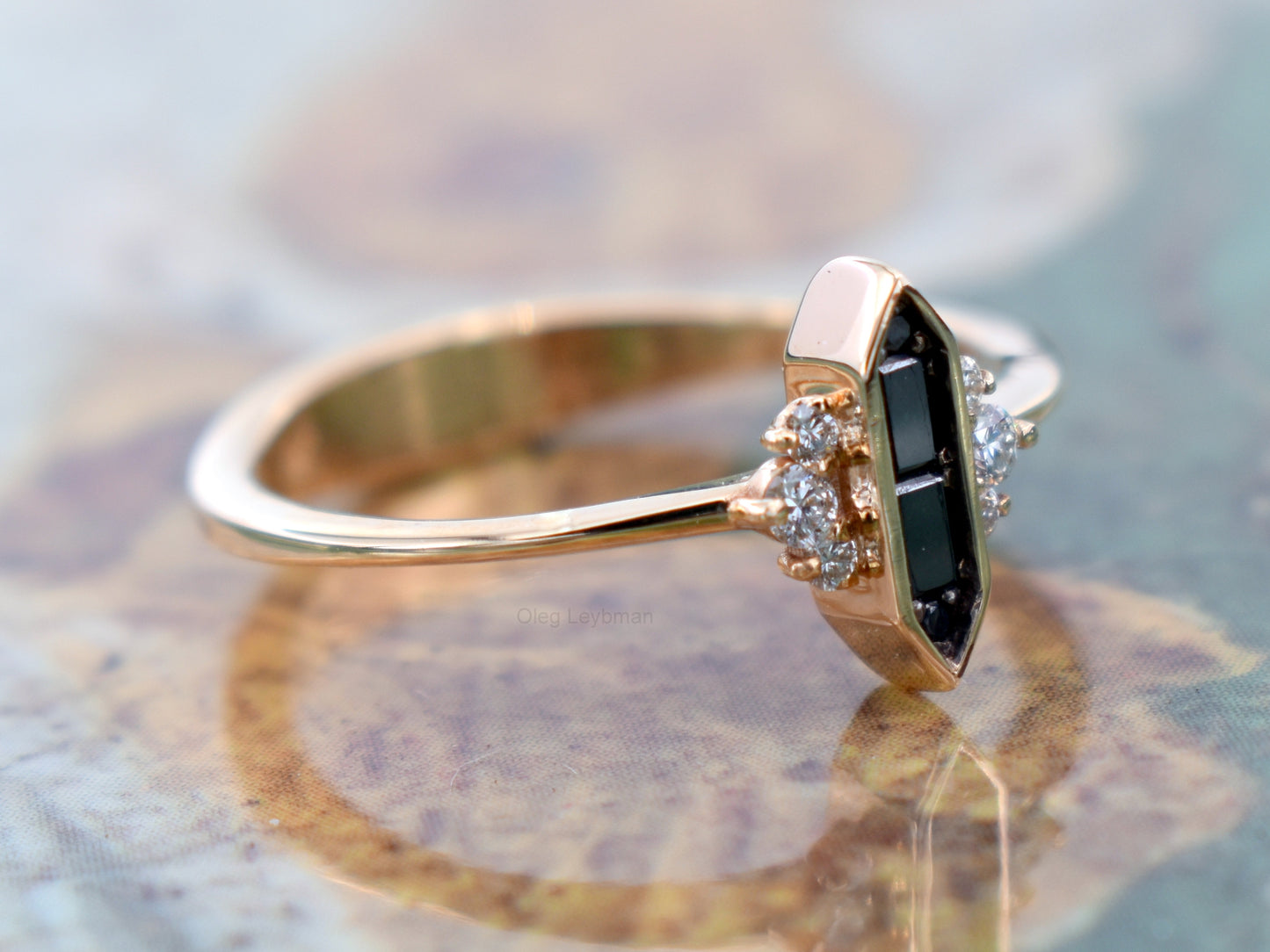 Eclipse Double Baguette Ring