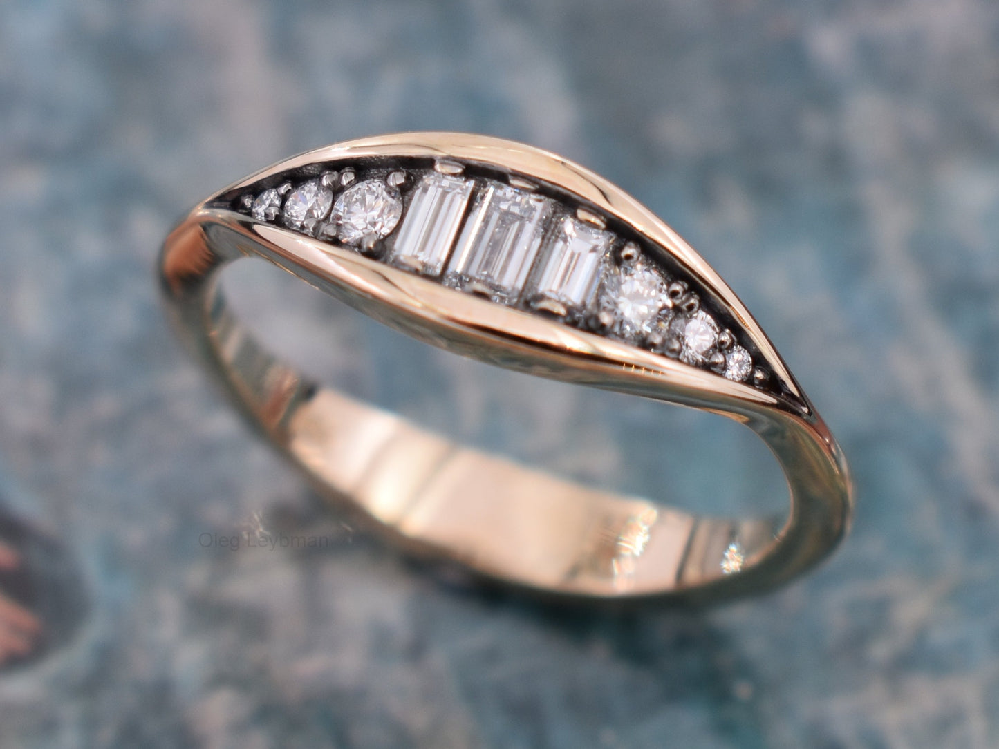 Aurora Baguette Ring