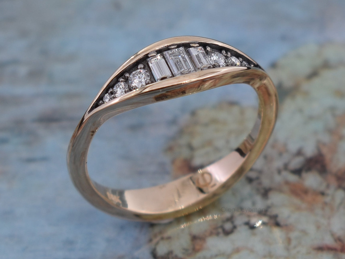 Aurora Baguette Ring