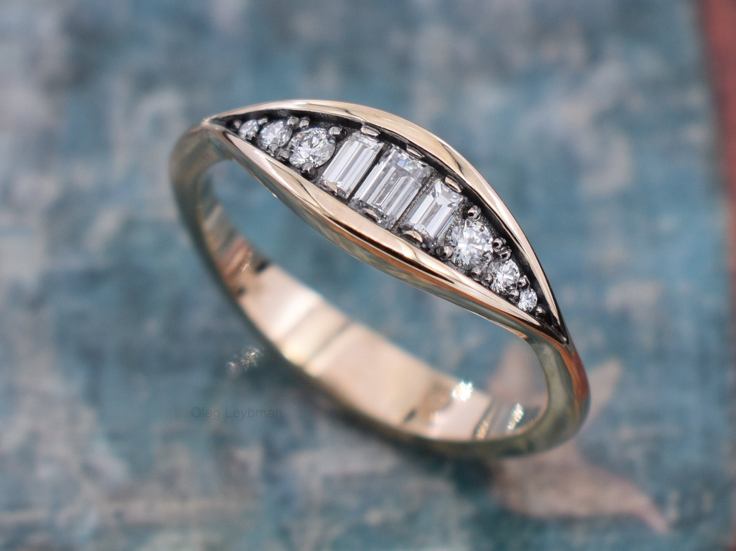 Aurora Baguette Ring