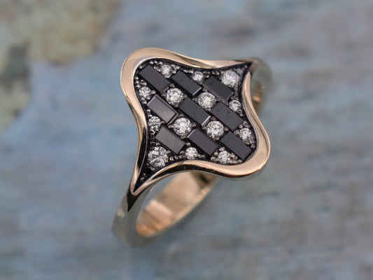 Noir Mosaic Ring
