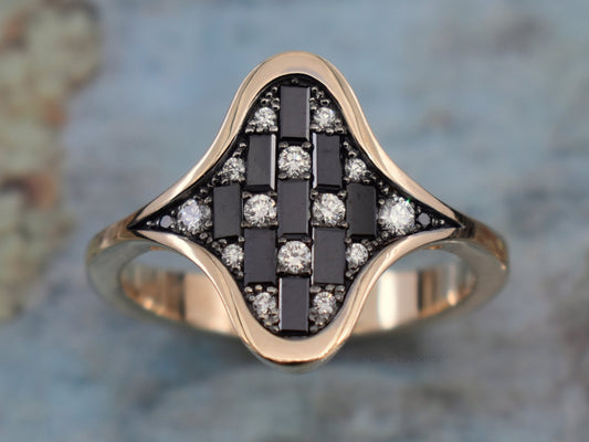 Noir Mosaic Ring