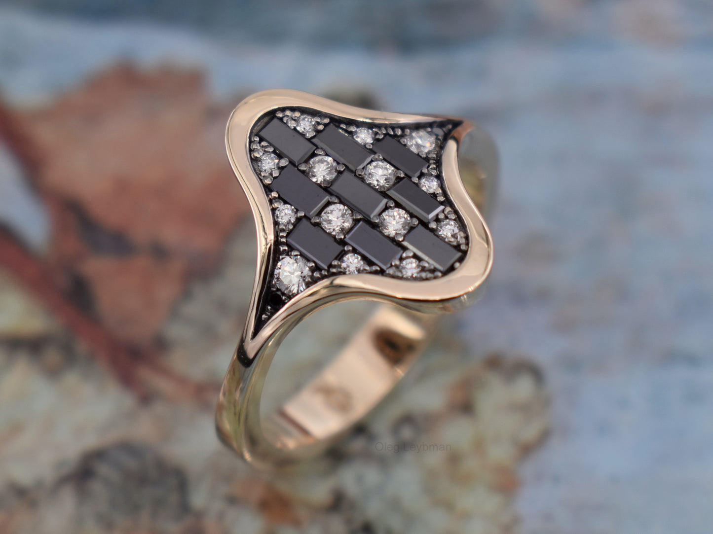Noir Mosaic Ring