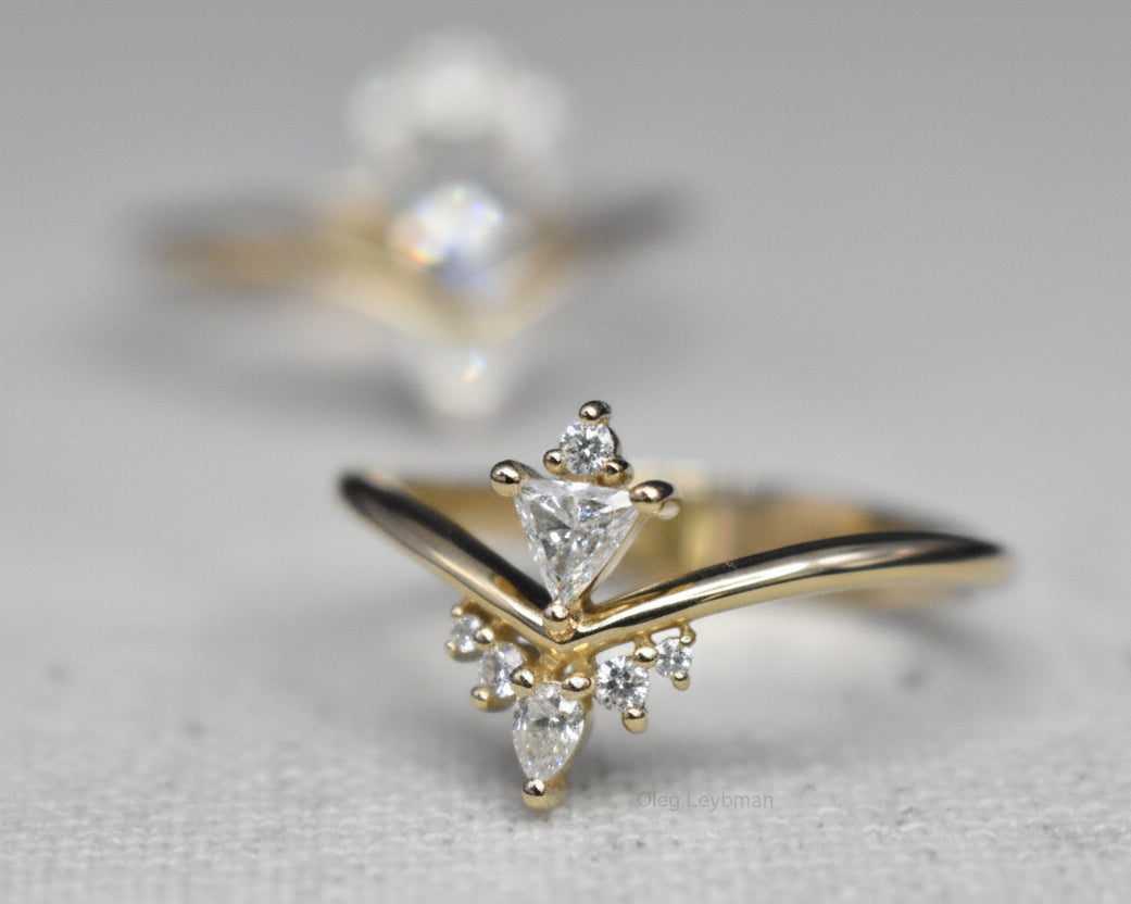 Celeste V Diamond Ring