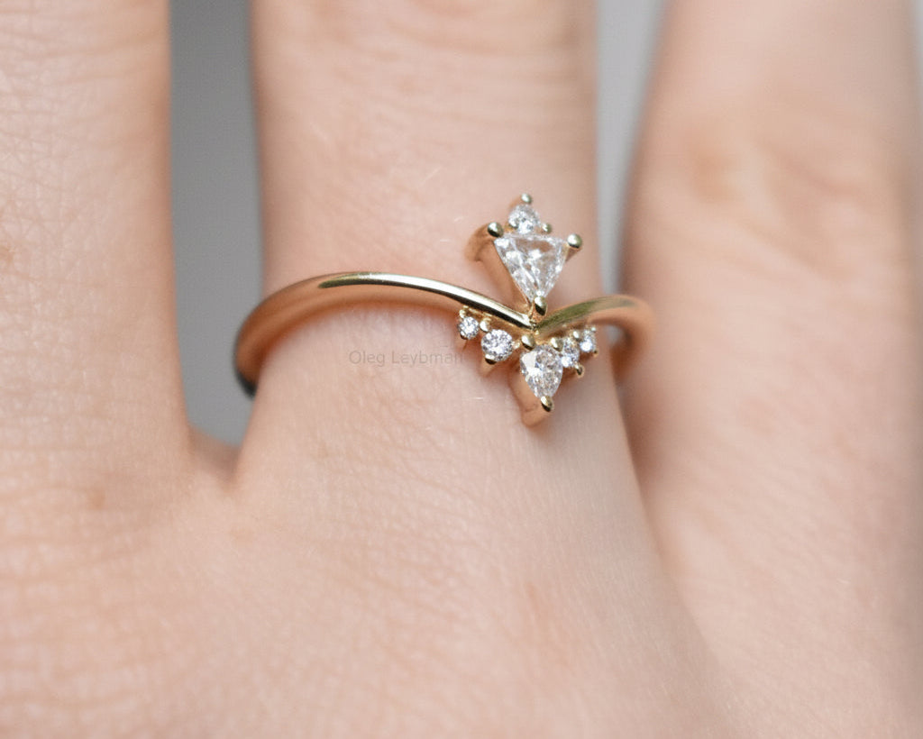 Celeste V Diamond Ring