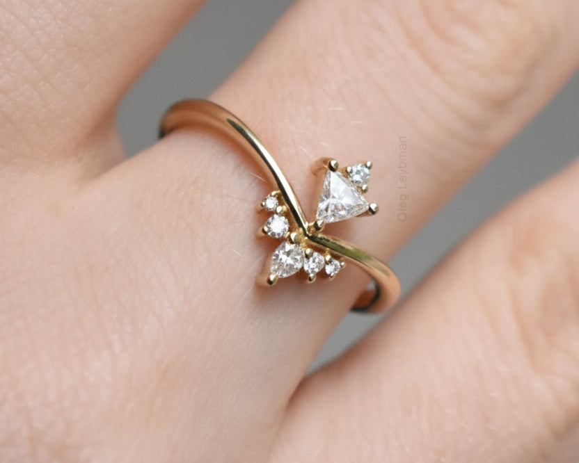 Celeste V Diamond Ring